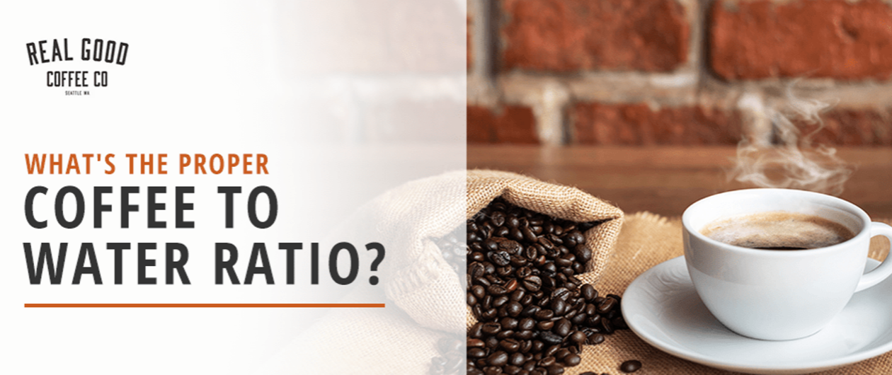 What's the Proper Coffee to Water Ratio?