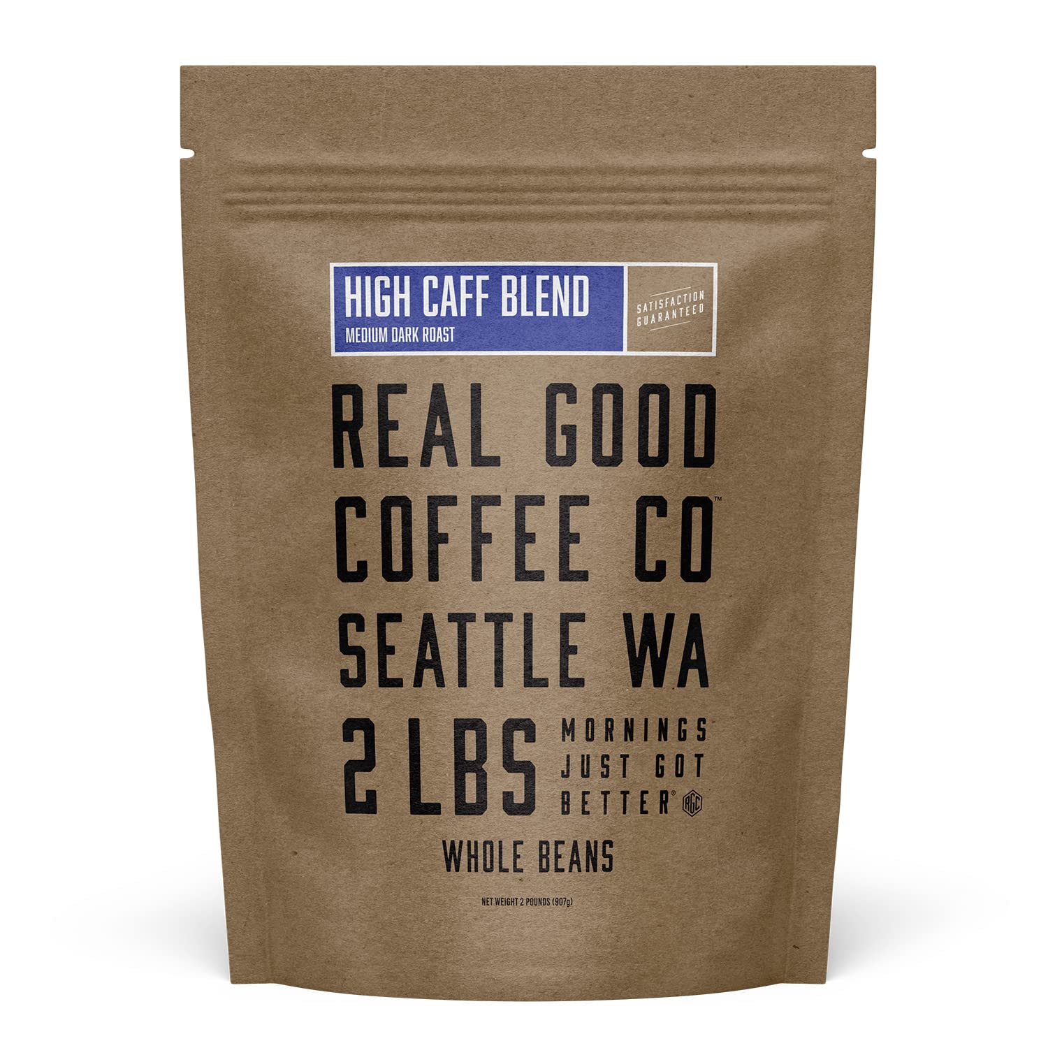 High Caff Whole Bean Coffee 2 LB