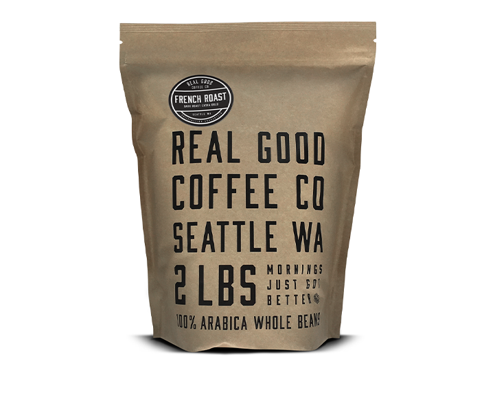 Real Good Coffee French Roast Whole Beans